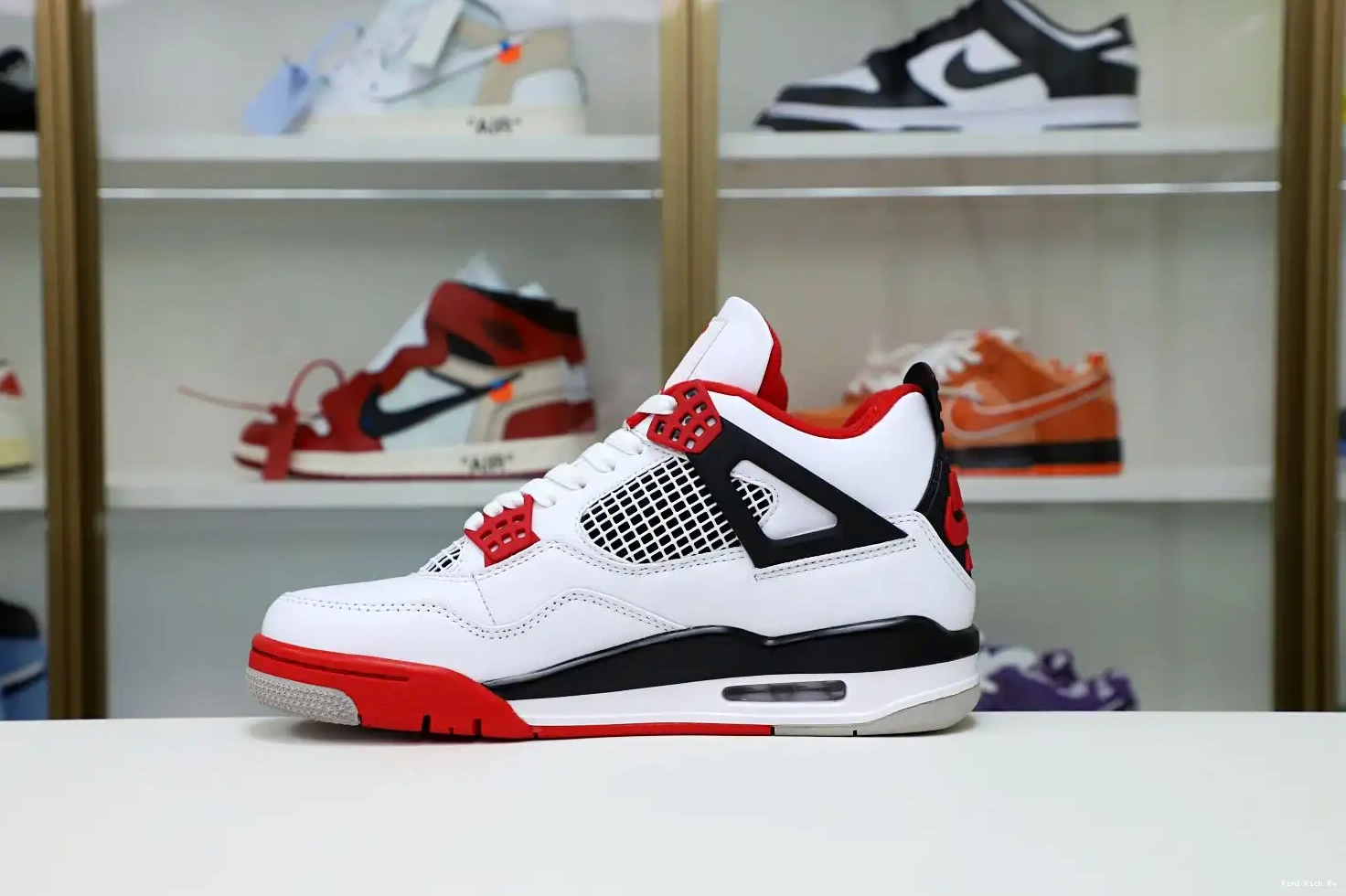 JORDAN RED' 4 Kimikick 'FIRE AIR RETRO 2012 0522